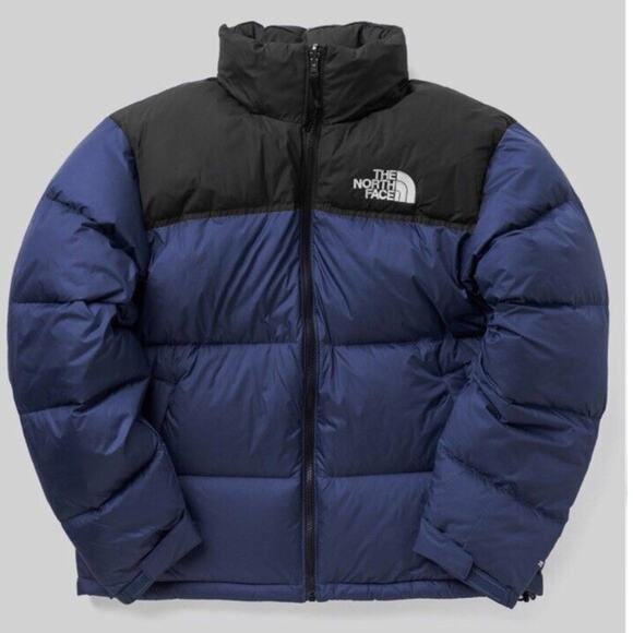 The North Face Men's 1996 Retro Nuptse 700 Jacket - Black/Shady Blue - XL - Picture 1 of 13